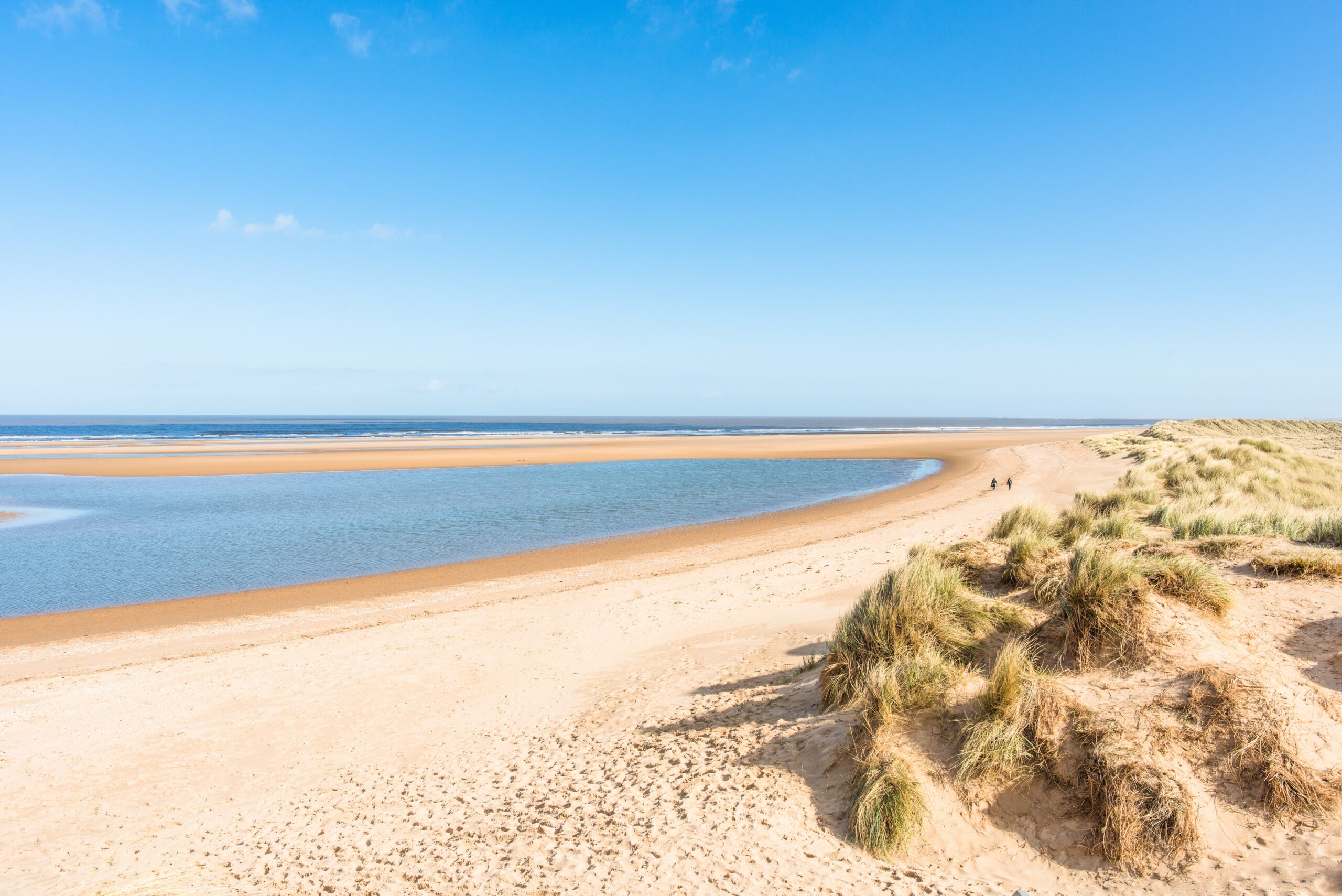 Sand,Dunes,Where,Norfolk,Coast,Path,National,Trail,From,Barnham